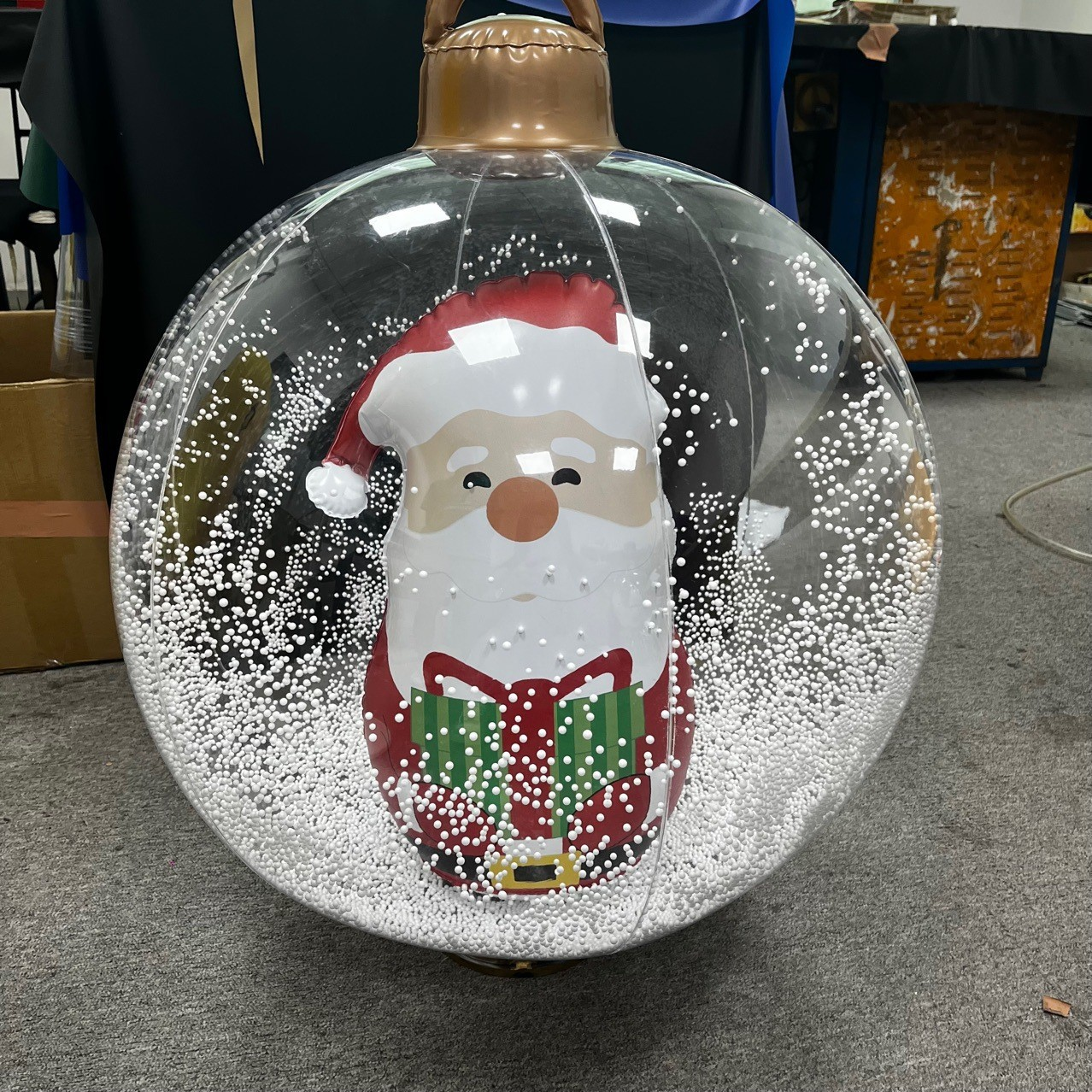 60CM Transparent Ball + Santa Claus