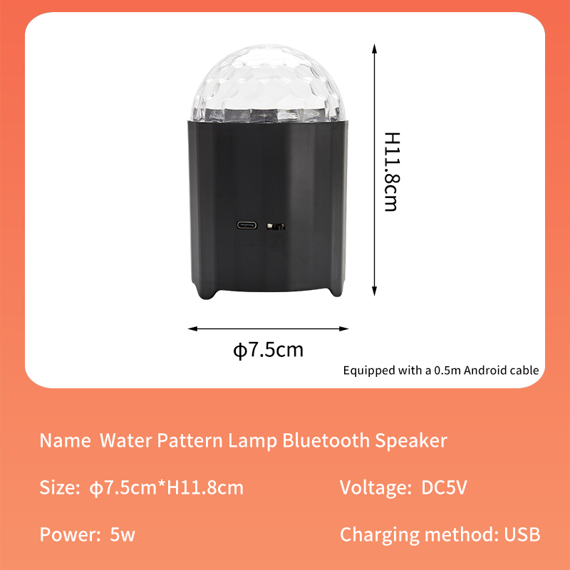 Bluetooth Music Water Ripple Light 5
