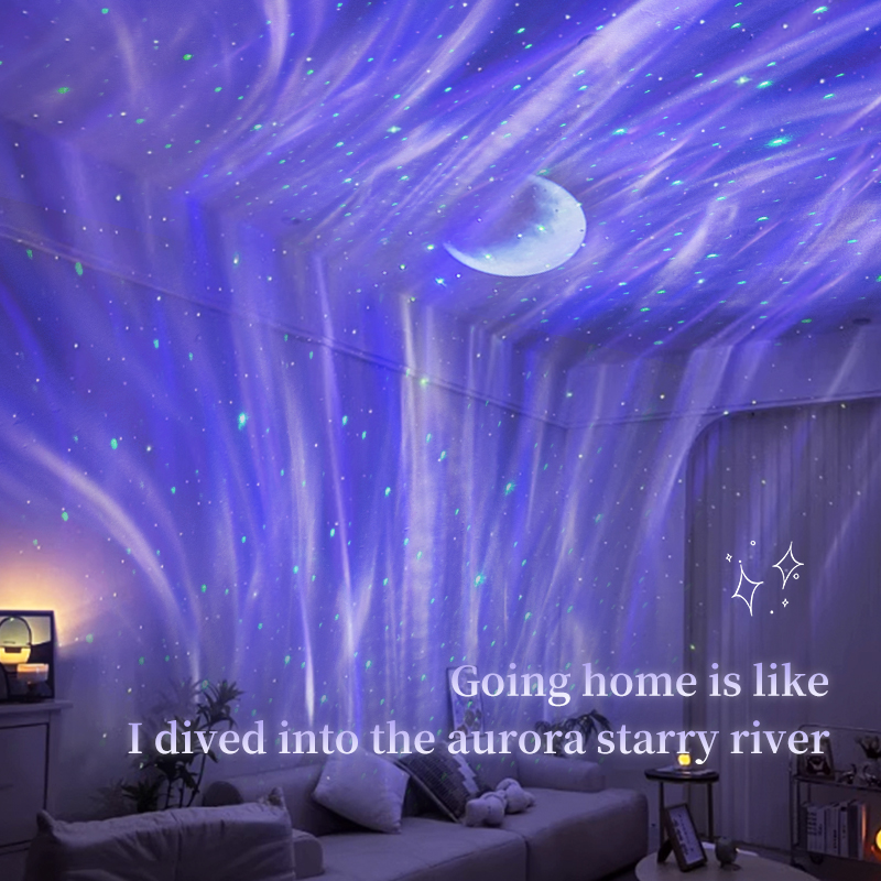 Bluetooth Speaker Aurora Moon Light 6