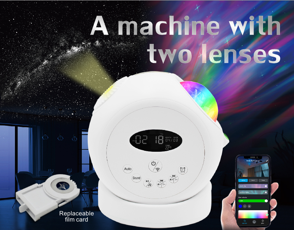 Aurora Starry Sky Projector Light 2