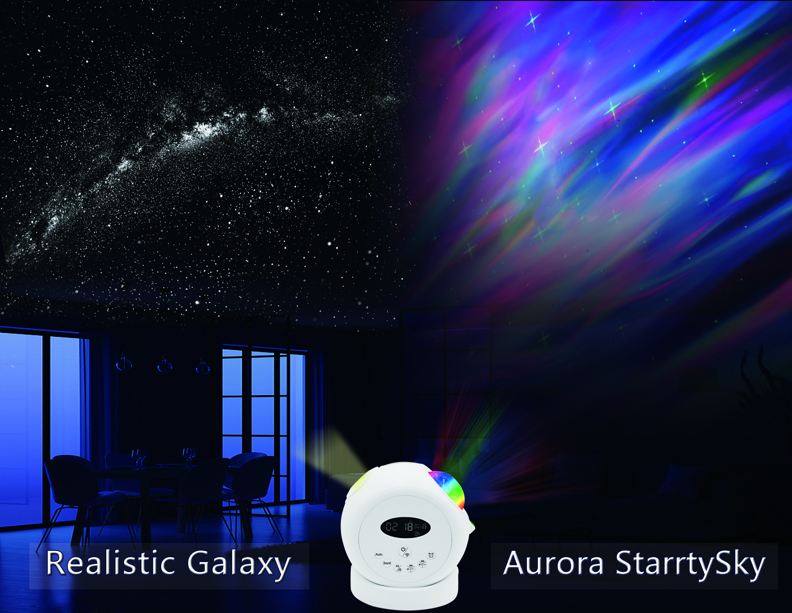 Aurora Starry Sky Projector Light 5