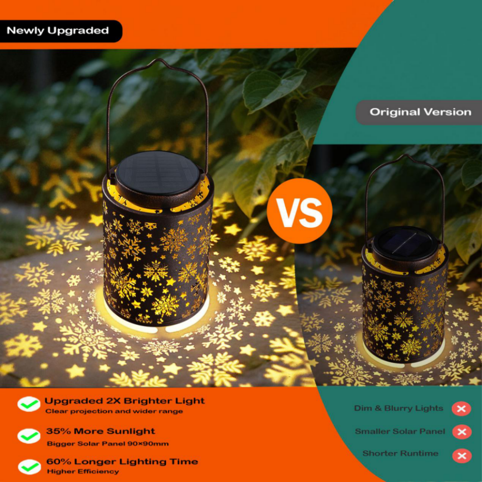 Snowflake Wind Lamp 3