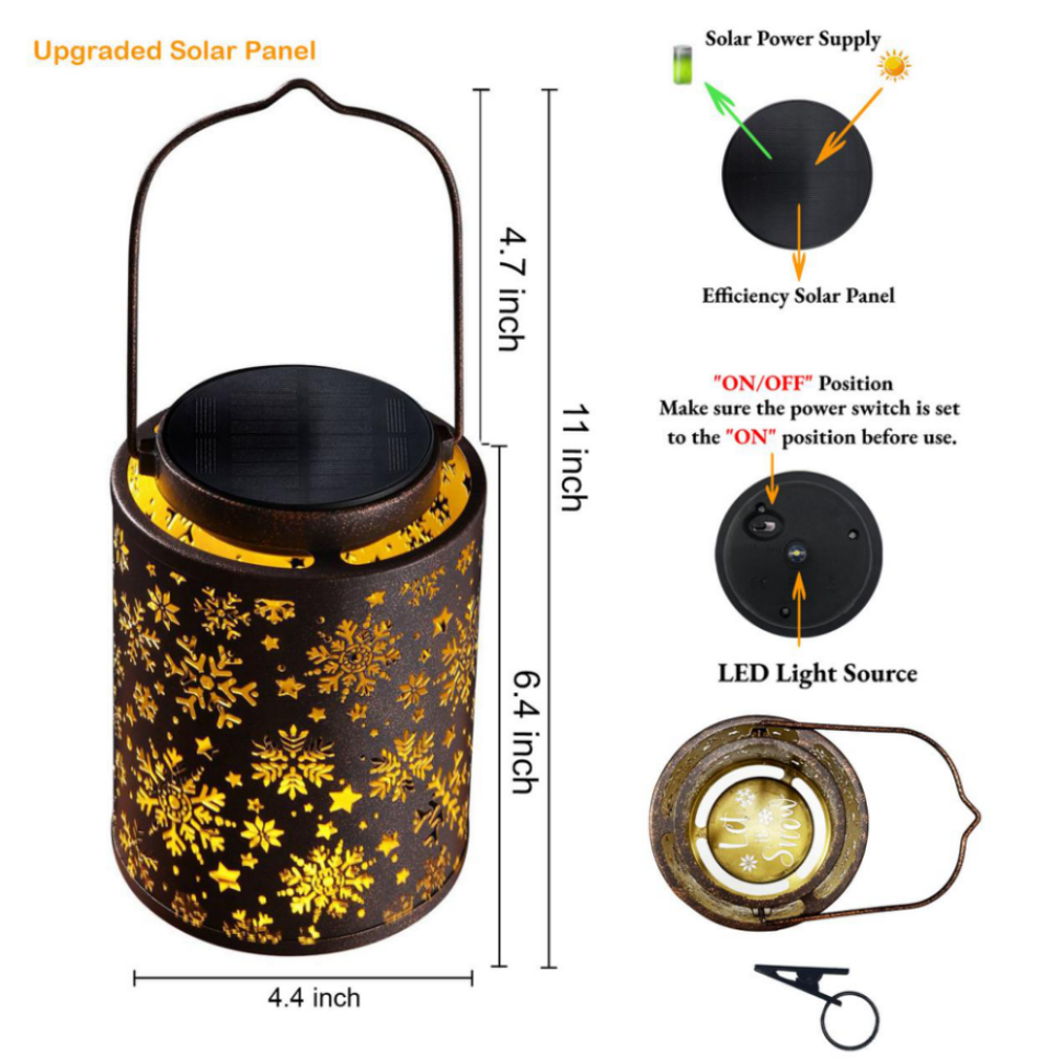 Snowflake Wind Lamp 5