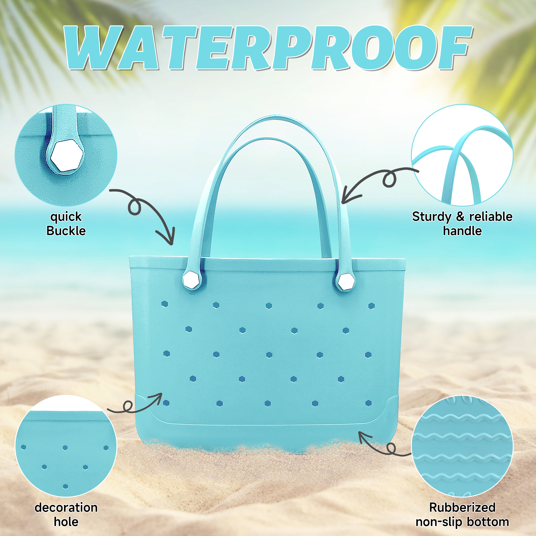 EVA Beach Bag Large Size 6