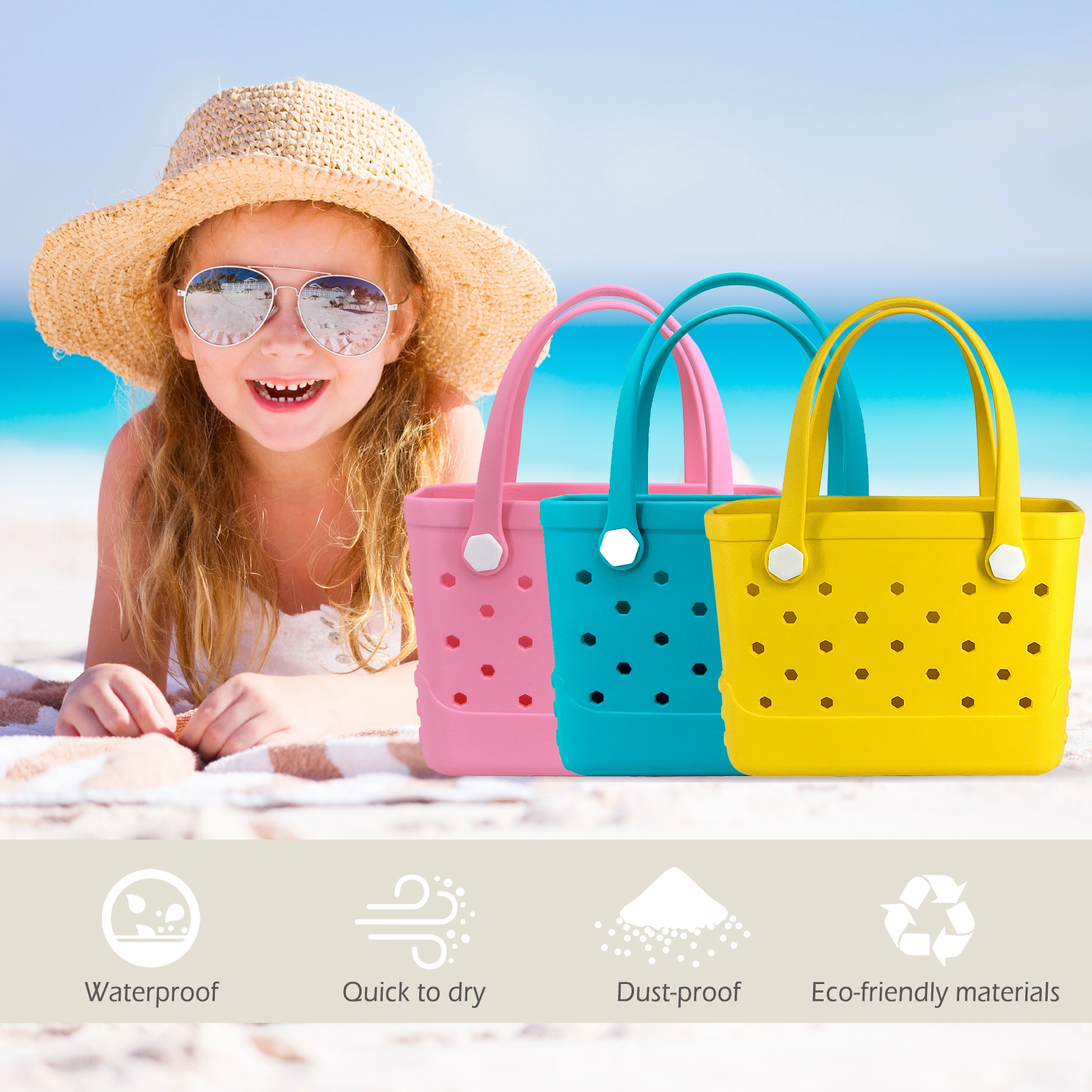 EVA材质沙滩包（小号） 5