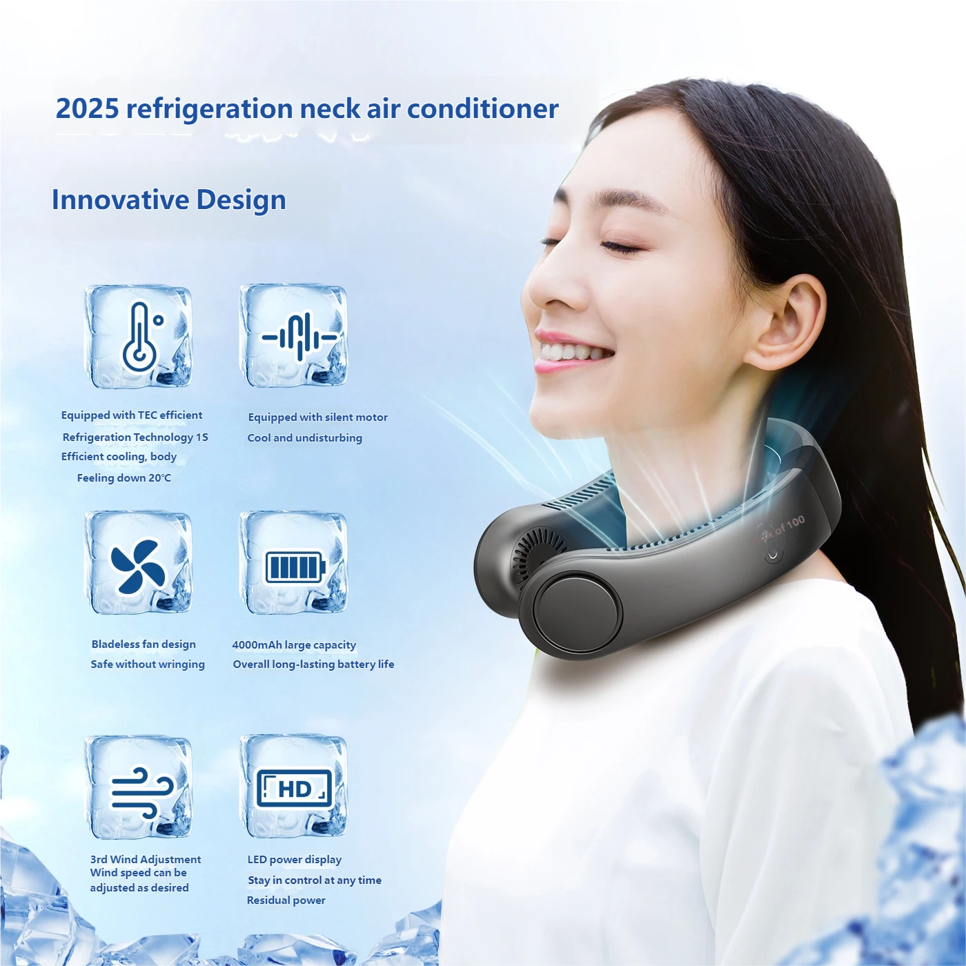 Ice Engine Neck-Mounted Air Conditioner 2