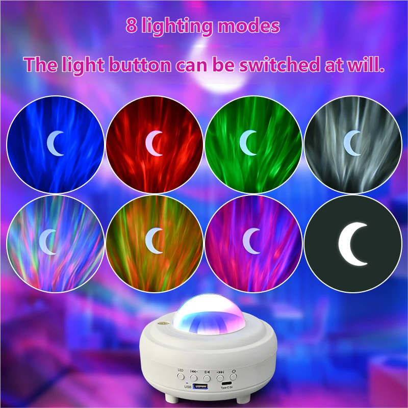Bluetooth Music Aurora Star &amp; Moon Light 4