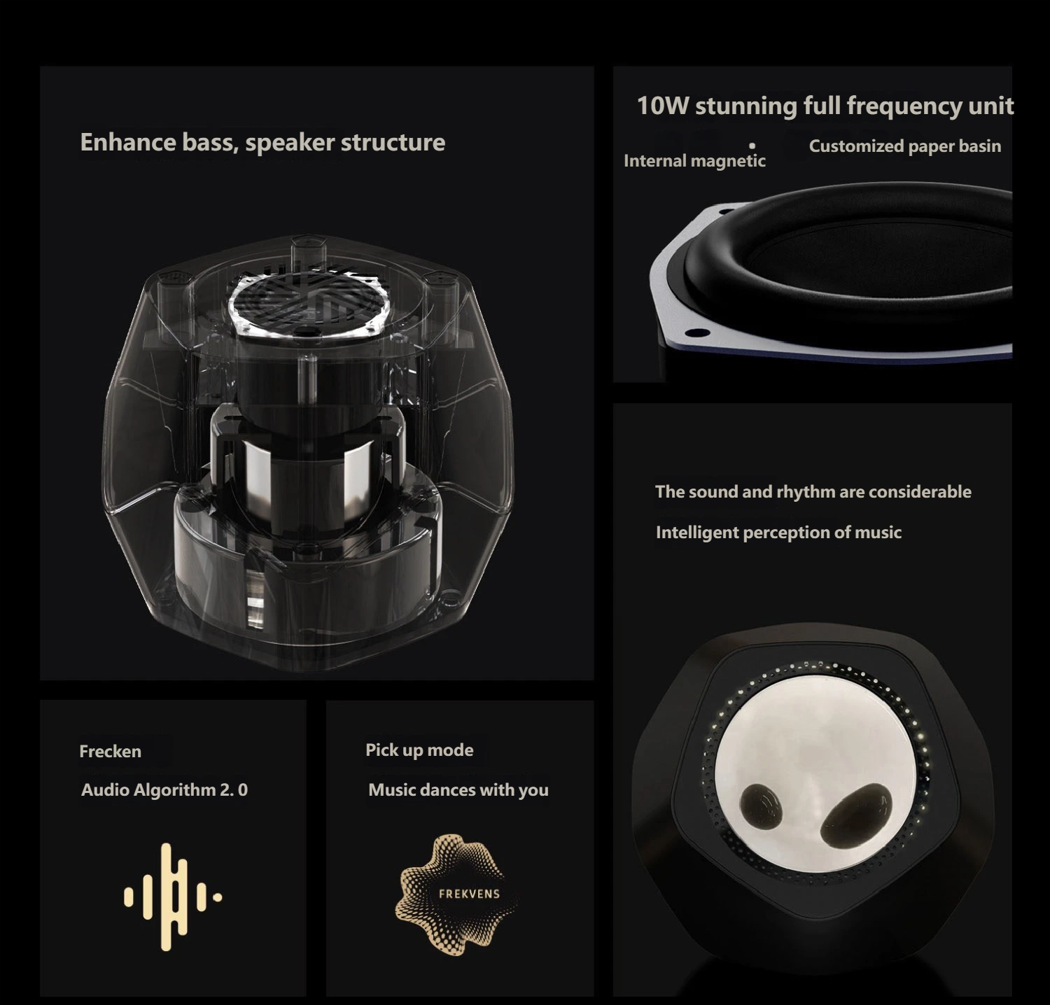 Five-Point Star Ferrofluid Speaker