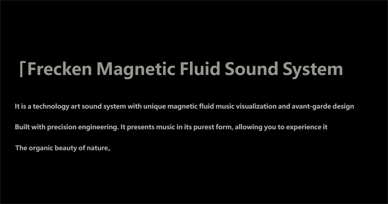 Five-Point Star Ferrofluid Speaker
