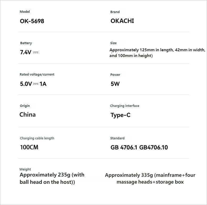 Small Square Box Fascia Gun