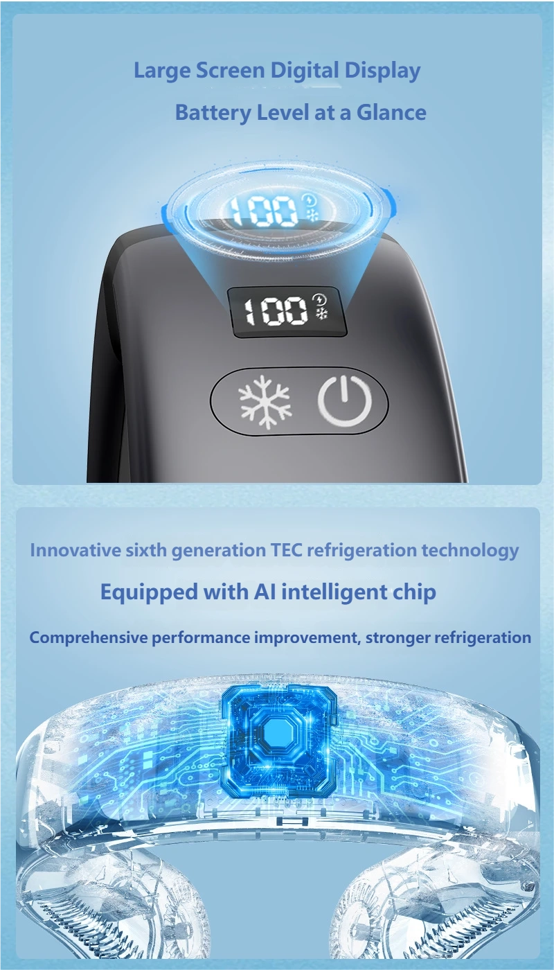 Ice Engine Neck-Mounted Air Conditioner