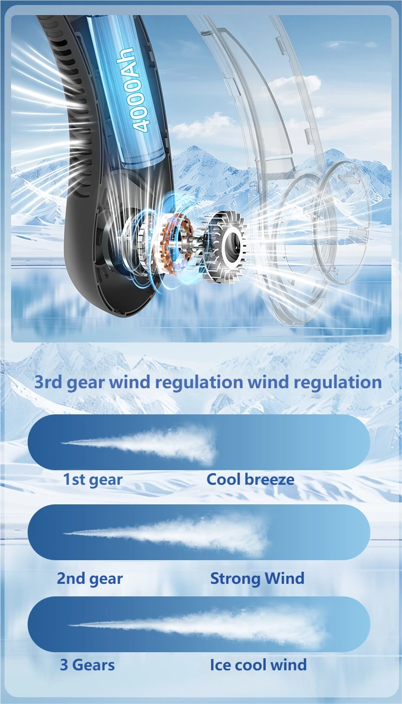 Ice Engine Neck-Mounted Air Conditioner