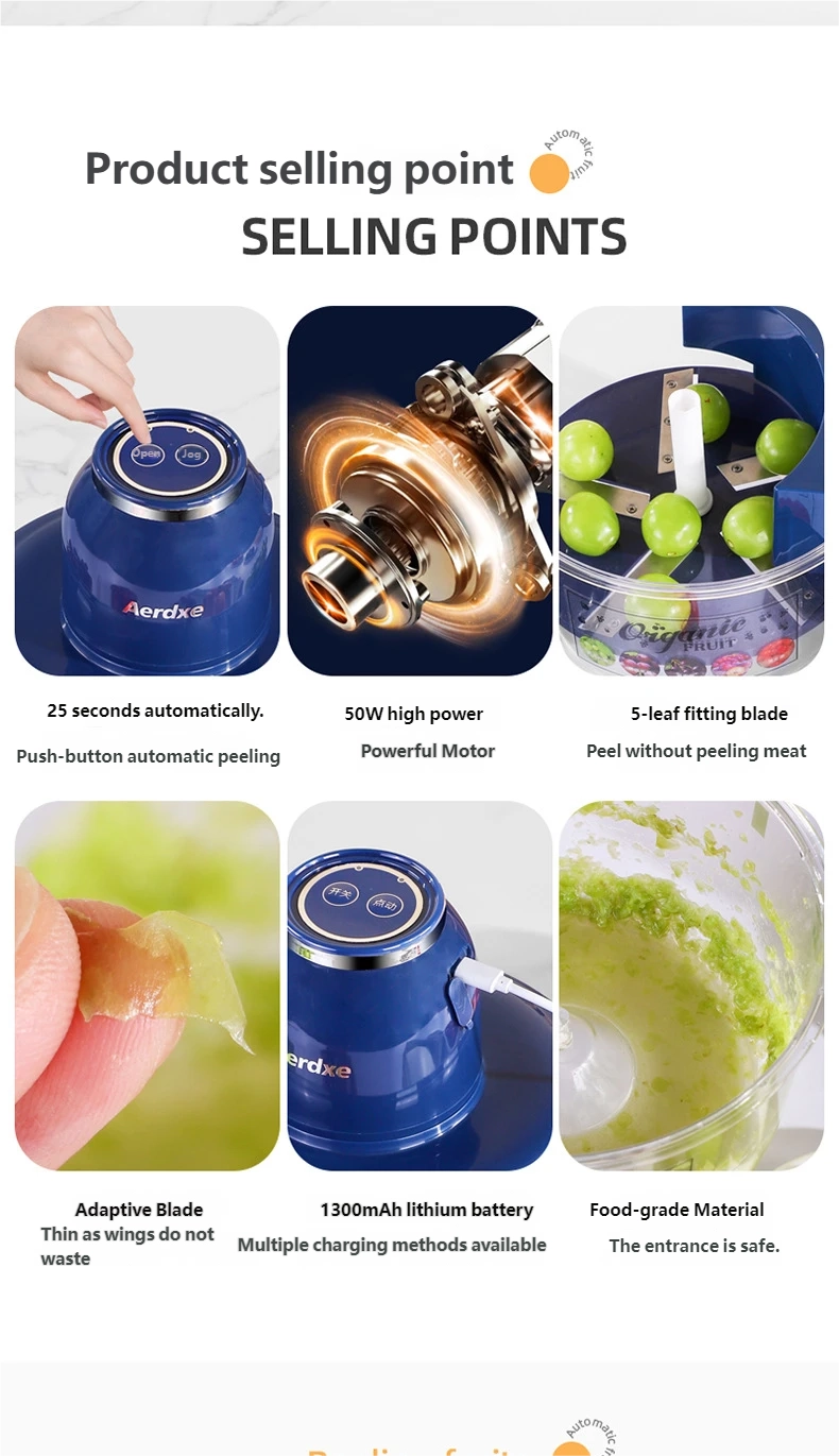 Fruit & Vegetable Peeler (Without Discharge Port)